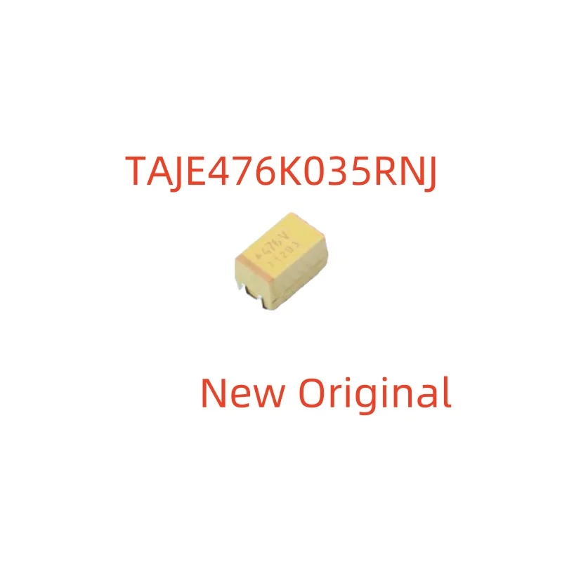 10-100piece New Original TAJE476K035RNJ SMD Tantalum Capacitor 7343E 35V 47UF 10%