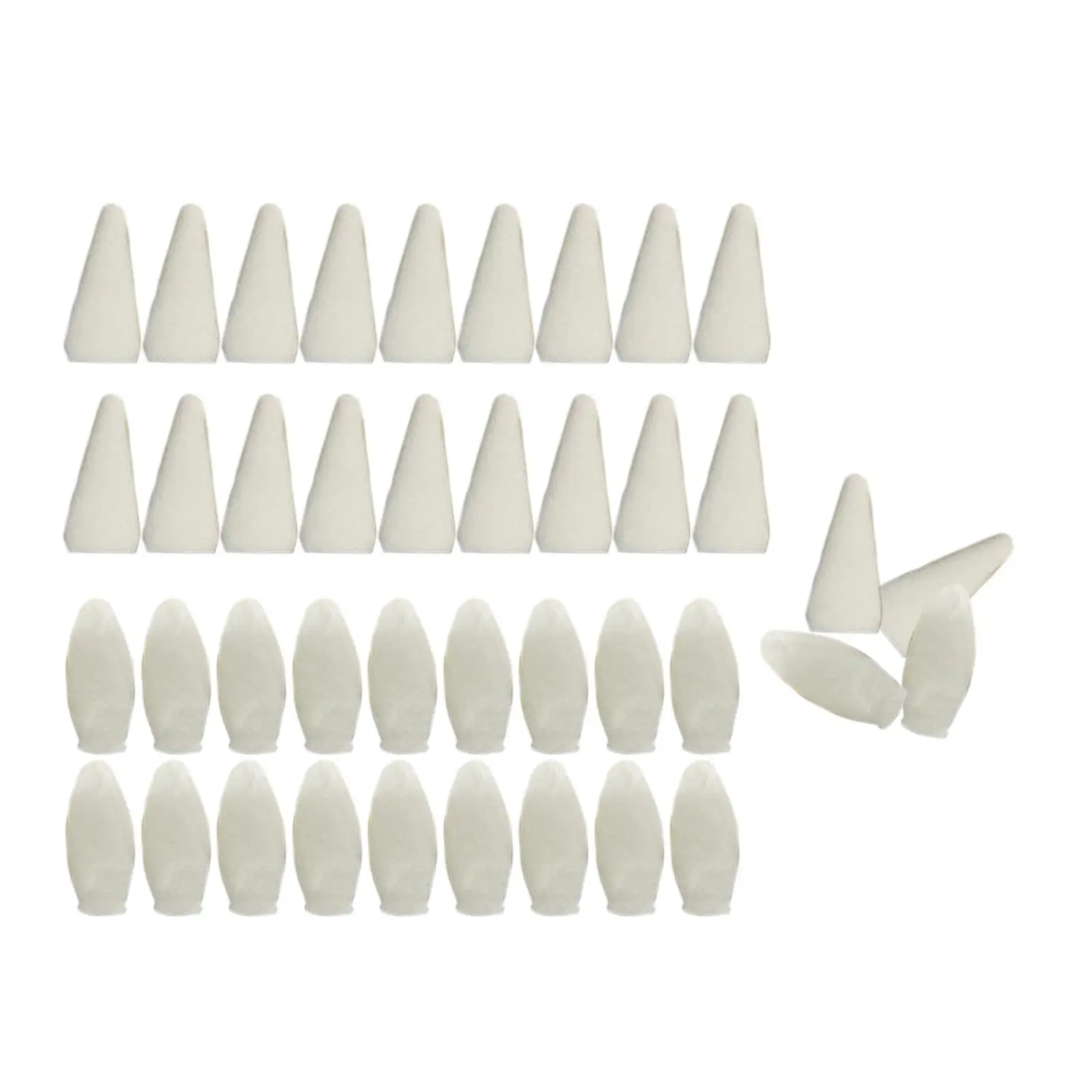 40 Pieces Blending Sponge Pen Head Erase Sponge Wiper Washable Sketch Rubbing Sponge Replacement for Highlight Shadow Detail