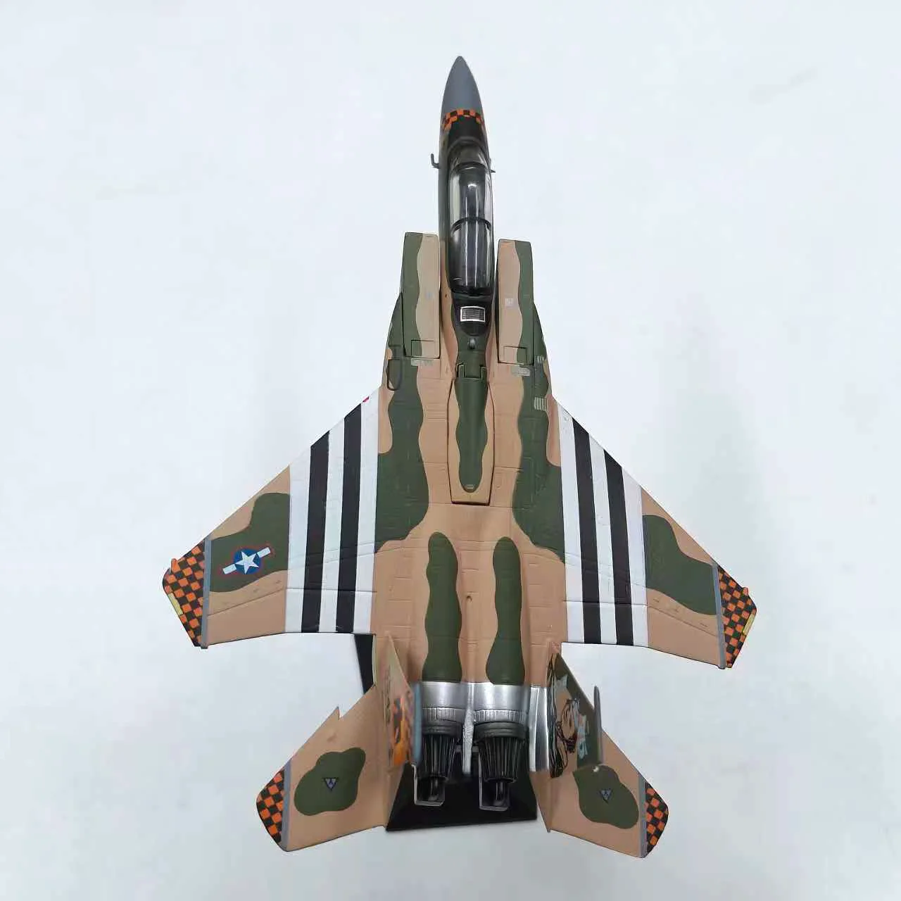 Diecast 1/144 Scale Airplanes US Air Force F-15C Fighter Jet Eagle Alloy Aircraft Models F15 Plane For Collection Gift With Base