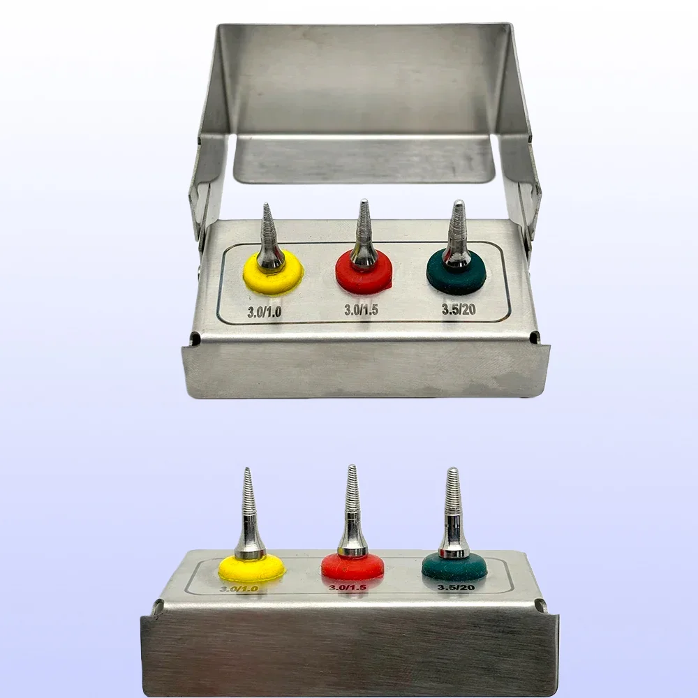 

3pcs Dental Bone Expander Set Broken Implants Pick Up Extractor Dental Failed Fixture Remove Tools