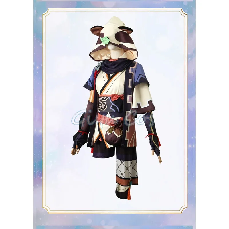 Genshin Impact Sayu Costume Cosplay Parrucca uniforme di carnevale per adulti Anime Costumi per feste di Halloween Gioco per donne in maschera