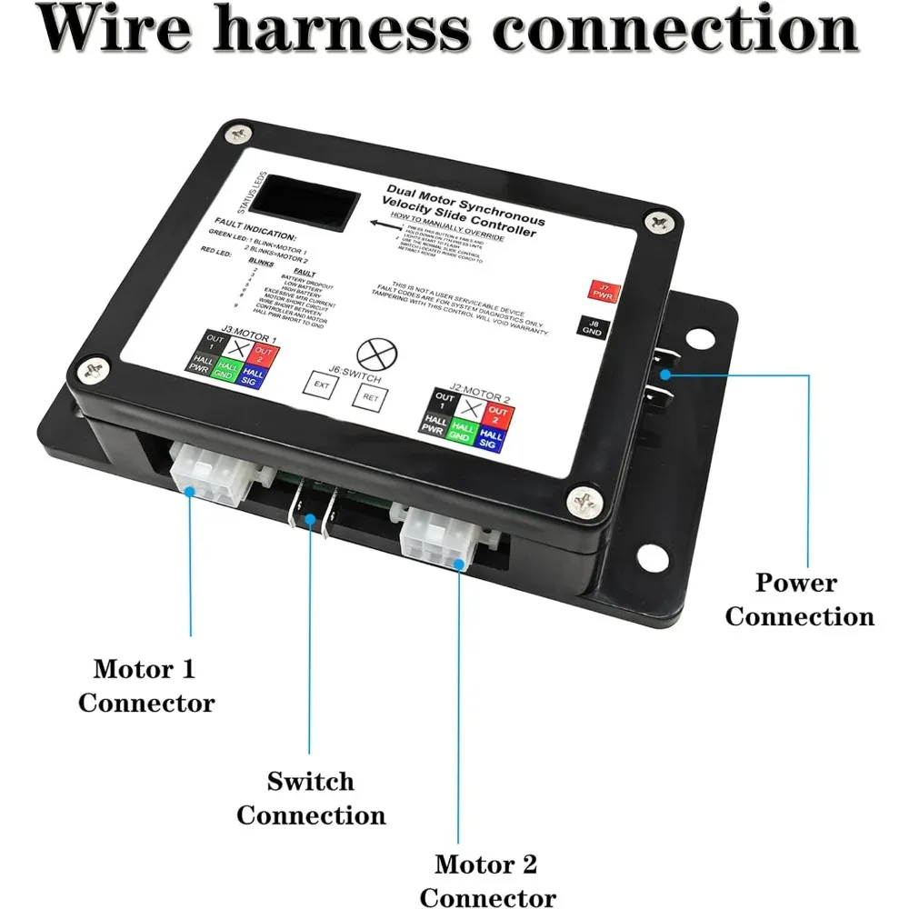 13398-DO Dual Synchronous Velocity Slide Controller for Various in-WallSlide-Outs Controller V-Sync II Replaced 13398-C2 Version