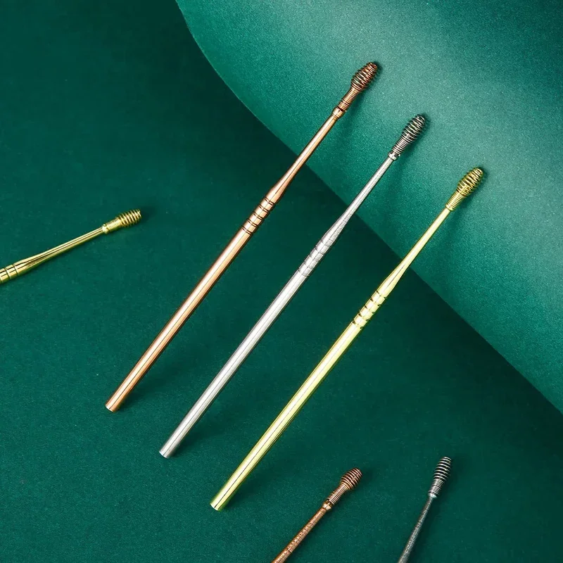 

Stainless Steel Ear Wax Pickers Earpick Wax Remover Curette Ear Pick Cleaner Ear Cleaner Spoon Care Ear Clean Tool Health Care