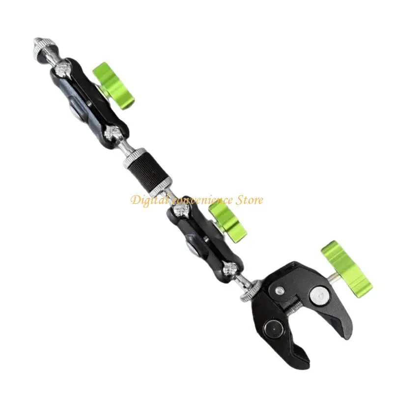 97QA 1/4inch Bóng Đầu Đế Khớp Đôi Ổ Cắm Cánh Tay Nối Dài Cánh Tay Xe Đạp Xe Máy Điện Thoại Gắn Camera Hành Động Thiết Bị Chiếu