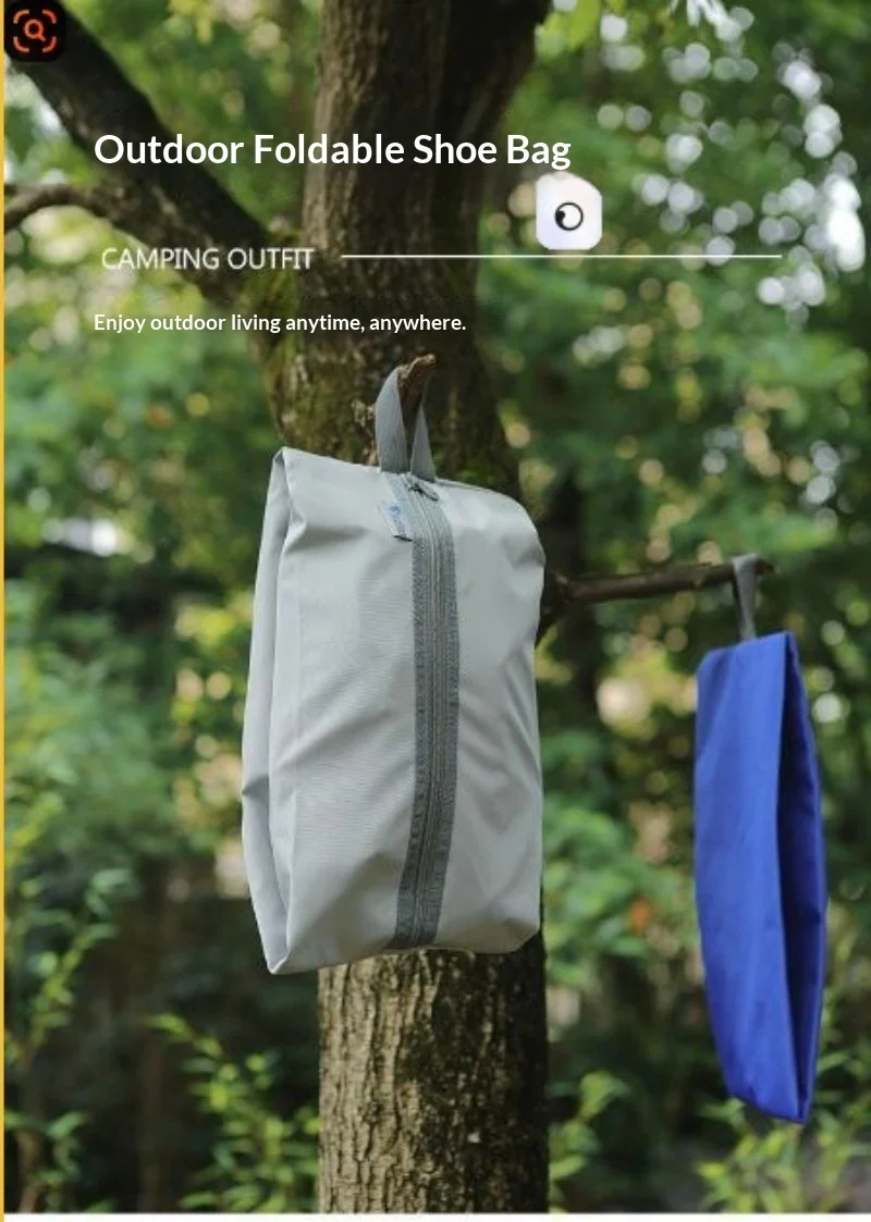 Homefish Ultraleichte, langlebige, wasserdichte Oxford-Tasche mit großem Fassungsvermögen für Outdoor-Camping, Wandern, Reisen, Schwimmen, Aufbewahrungs-Organizer-Set – Detail 2