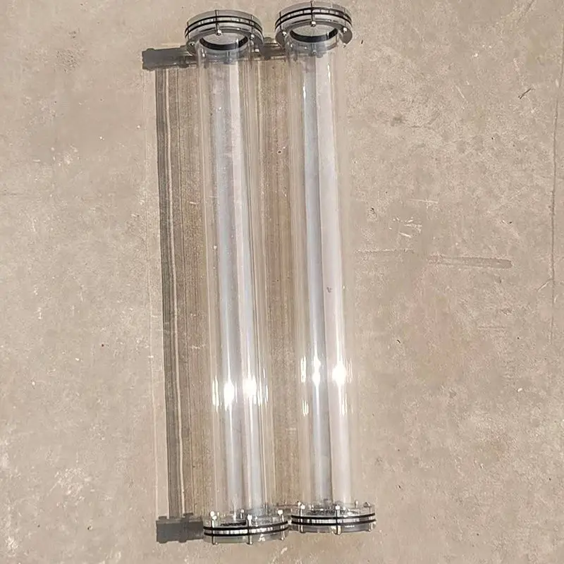 Clear plexiglass ion exchange column Acrylic resin mixed bed column