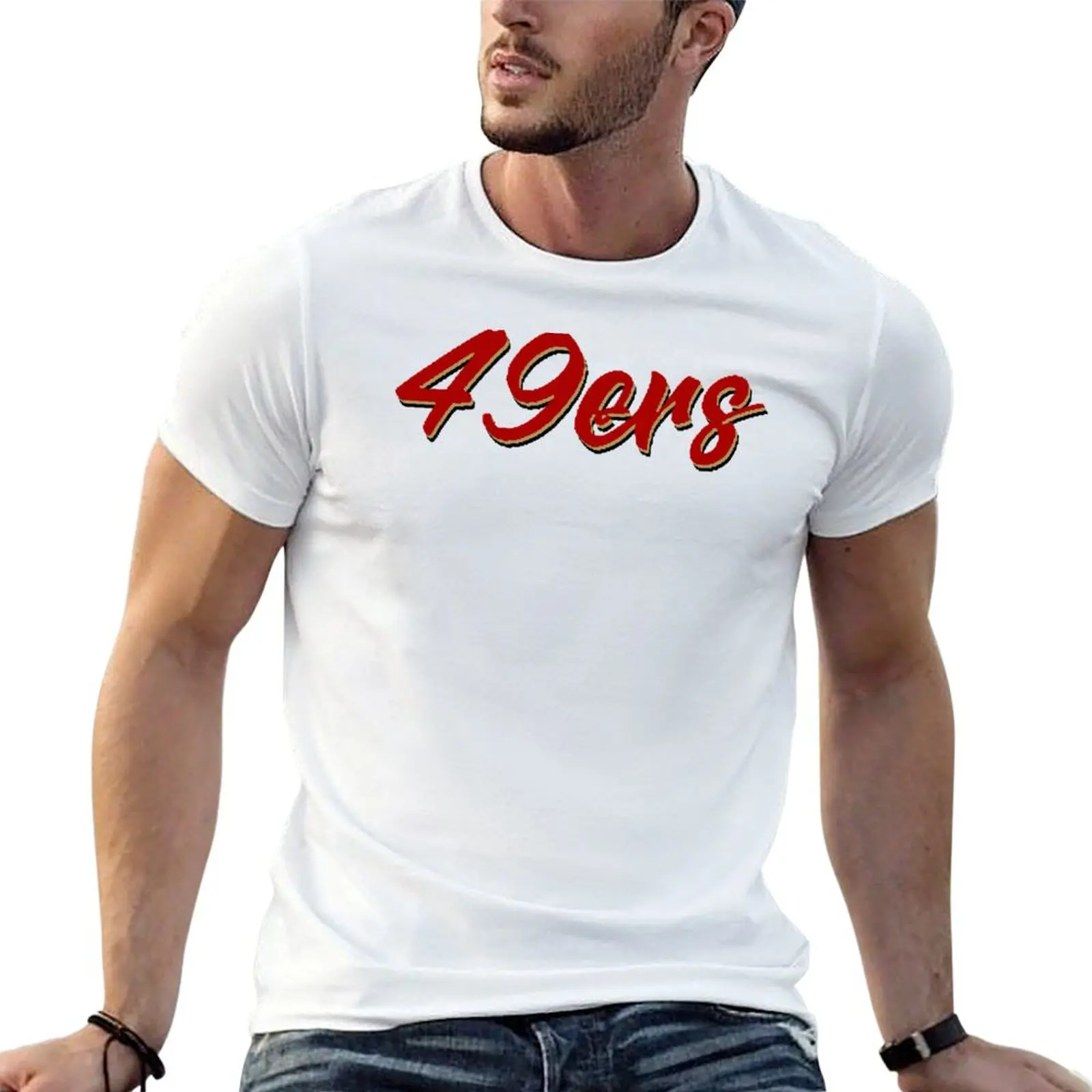 49ers name T-Shirt essential t shirt t shirts for man cotton funny funny t shirts dark humor T-shirt