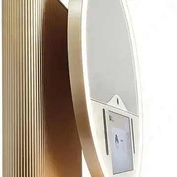 

AI Smart Skin Detector Mirror 13 Inch Makeup Mirror with Voice Control, Bluetooth Speaker, 30s Skin Analysis, 8 Skin Problems Re
