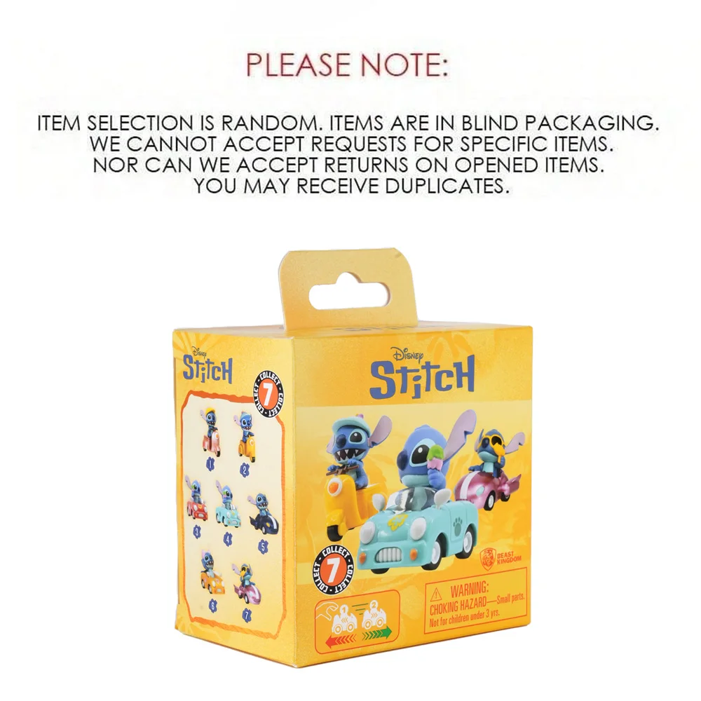 รถของเล่นสติทช์ ซูมฮีโร่ ลิขสิทธิ์แท้จากดิสนีย์ 1 ชิ้น กล่องสุ่ม ของสะสม ตกแต่งบ้าน ของขวัญวันหยุด ของขวัญคริสต์มาส