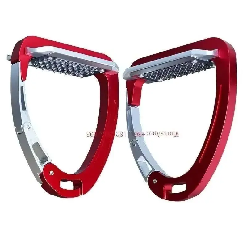 4728 Store  Reinforced Aluminum Metal Safety Hoops for Anti Slip and Detachable Equestrian Equipment