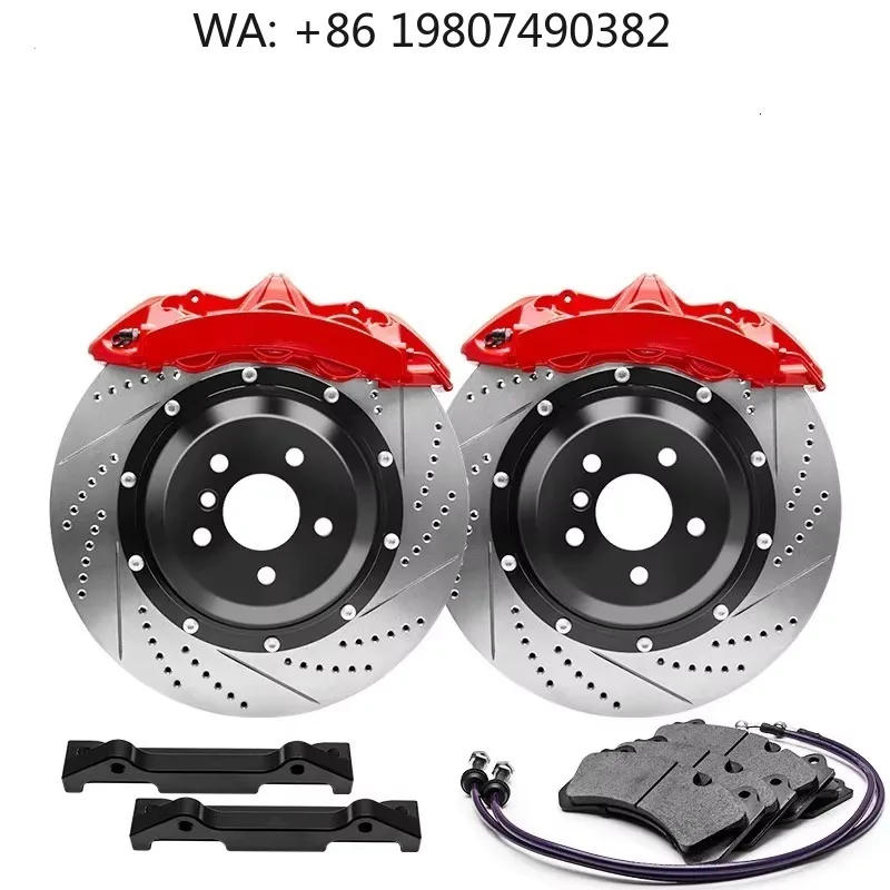

4 Piston 355x28mm Rear Brake Caliper Kit High Performance Racing Brake System For Classic Mid-size Station Wagon Modification