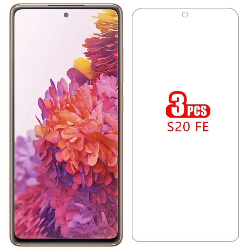 3pcs for Glass Case for Samsung S20 Fe 5g Cover Screen Protector Tempered Glass on Galaxy S20fe S 20 20s