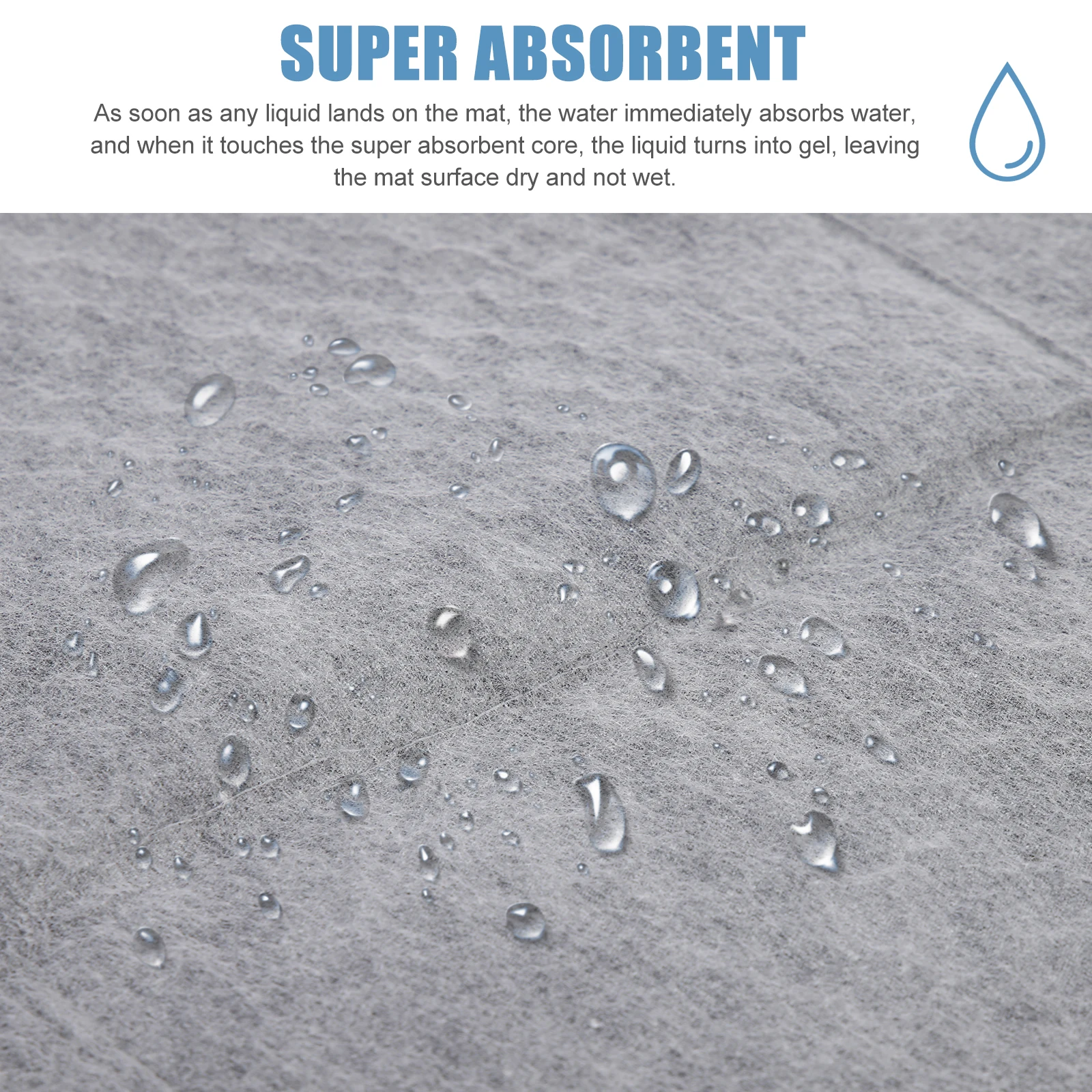 

100pcs Rabbit Urine Pad Cage Lining Waterproof Leakproof Pee Pads Non-woven Soft Foldable Bunny Supplies Clean Pet