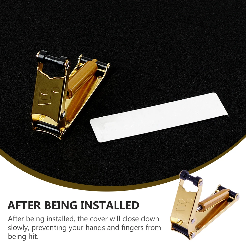 

1 Set Piano Buffer Closure Device Steel Hydraulic Fallboard Decelerator Slow Descending Mechanism Keyboard Instrument Parts