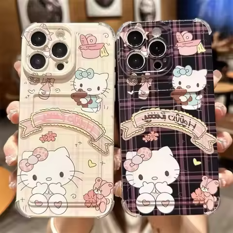 Kawaii Hello Kitty Case For Samsung Galaxy S25 S24 S23 S22 S21 Plus Ultra FE A56 A36 A26 A54 A55 A35 A15 A14 A34 A06 A25 Cover