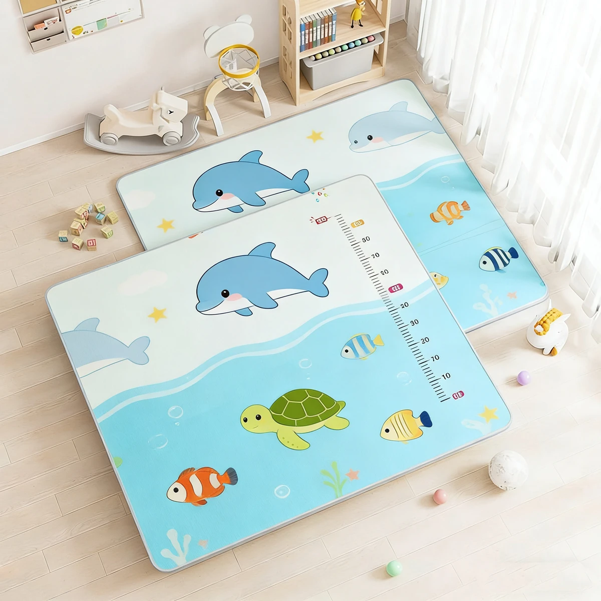 

Thick 200x180/180x150/180x120cm Safety Mat Play Mat for Children's Friendly Crawling Play Mats Folding Mat Carpet Rug Playmat