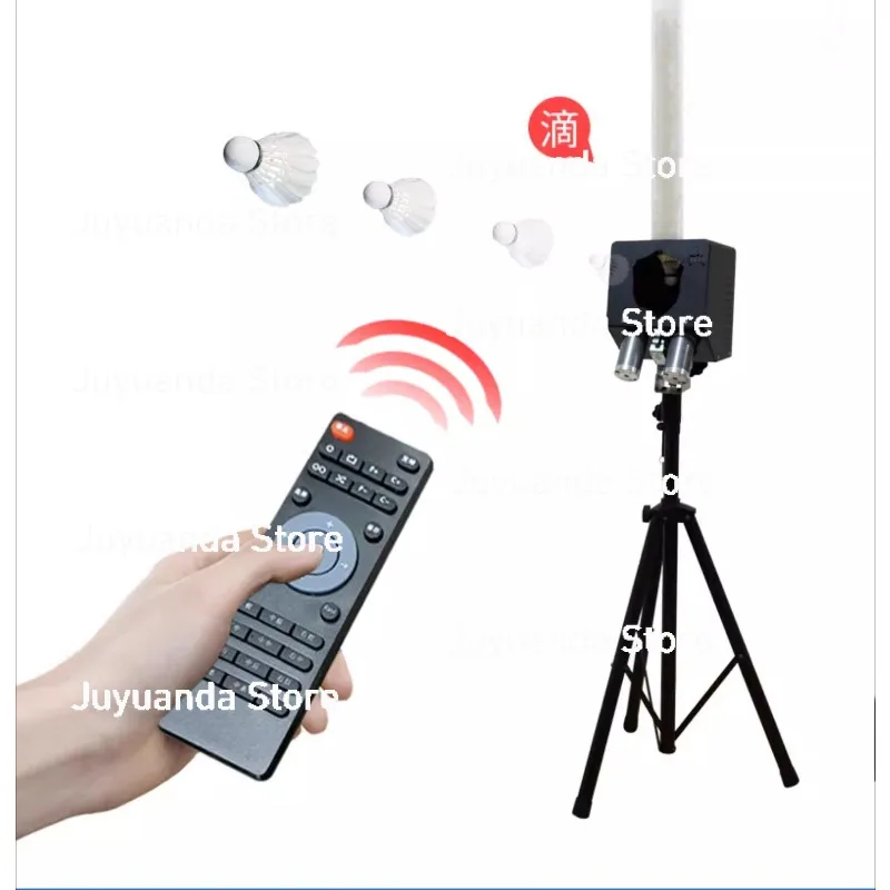 

Fully Automatic Training Device, Adjustable Height 0-80cm Infrared Remote Control SPT1000 Badminton Serve Machine