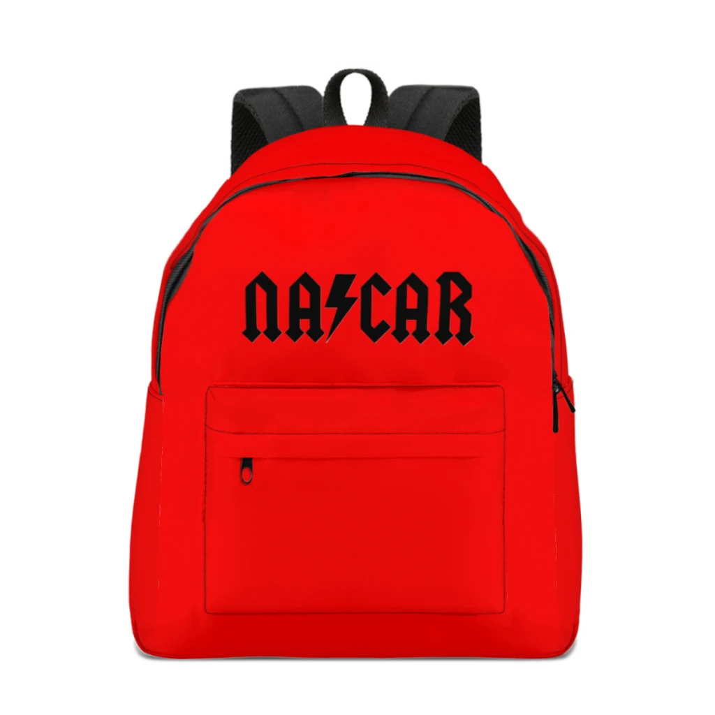 NASCAR Inspired Lightning Bolt New Female Fashion boys High Capacity Waterproof College Backpack Trendy Girls Laptop  Bags