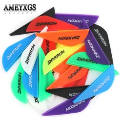 30/36/50/72pcs Piume di Freccia 2 pollici Fletching Fletches di Gomma Alette di Plastica Freccia Albero Arco FAI DA TE Caccia Tiro Accessori