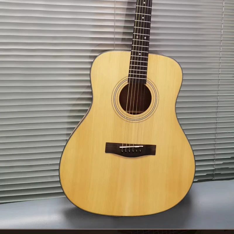 40‑Inch Matte Acoustic Guitar 6‑String Mahogany Neck Tech Wood Fingerboard Plywood Body Folk Guitar for Beginners Music Lovers