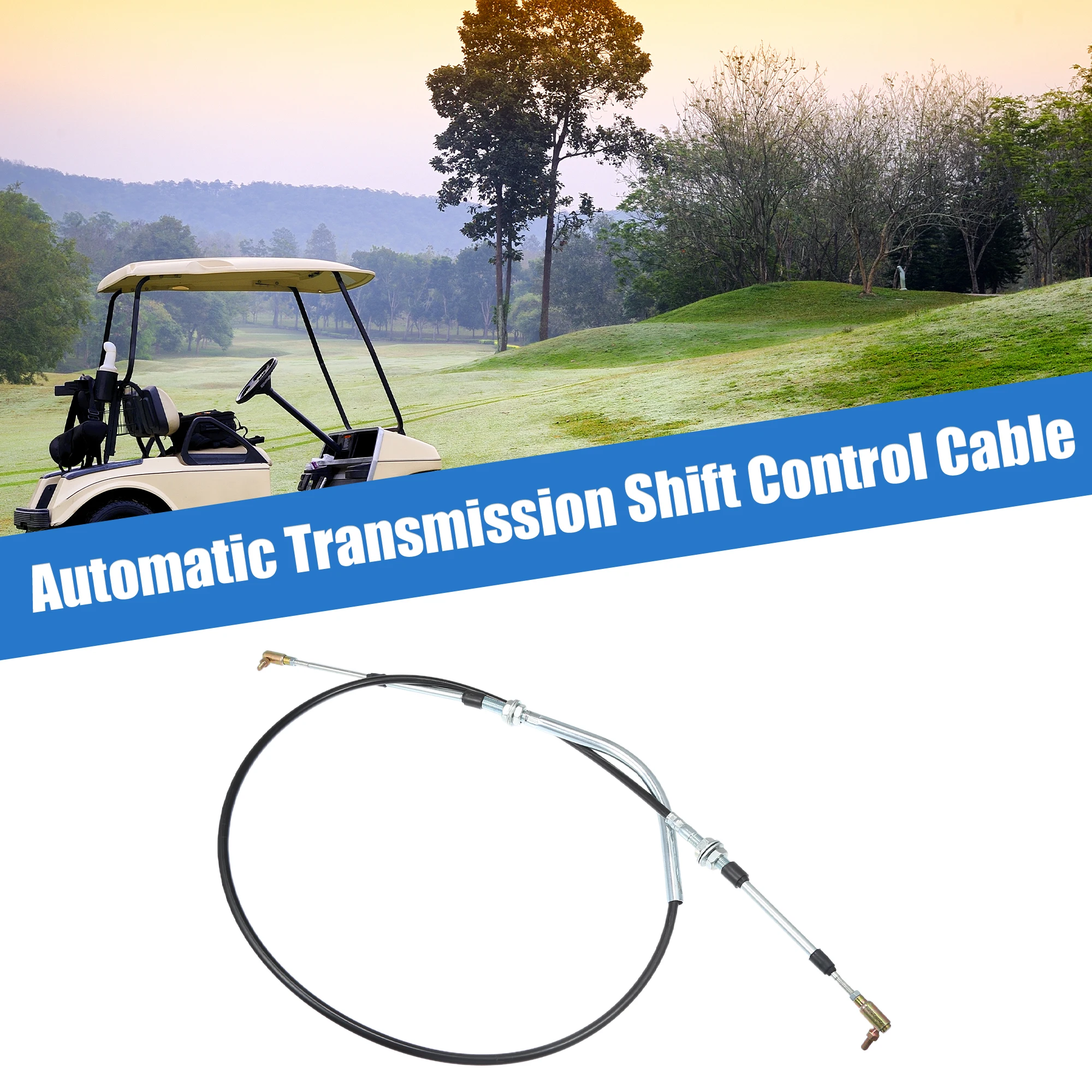 Motoforti Auto Gear Shift Cable Transmission Shifter Cable Replace Fit for Club Car Golf Carts 1984-1997