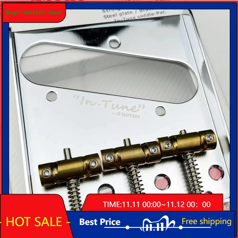 

Shop Bo-Hong Store-GOTOH Wilkinson BS-TC1 Vintage Electric Guitar Fixed Bridge Chrome MADE IN JAPAN-for Guitar EquipmentAccessor