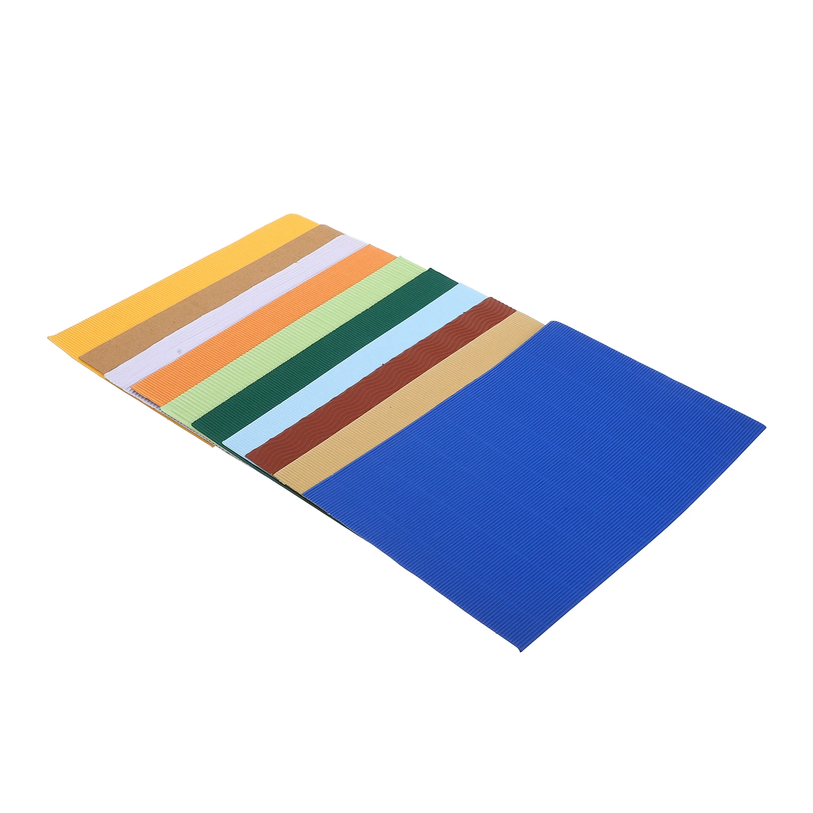 

A4 Mixed Color Corrugated Paper Art Materials Diy Crafts Large Quantity Lightweight Craft Cardboard Sheets Decorative for Art