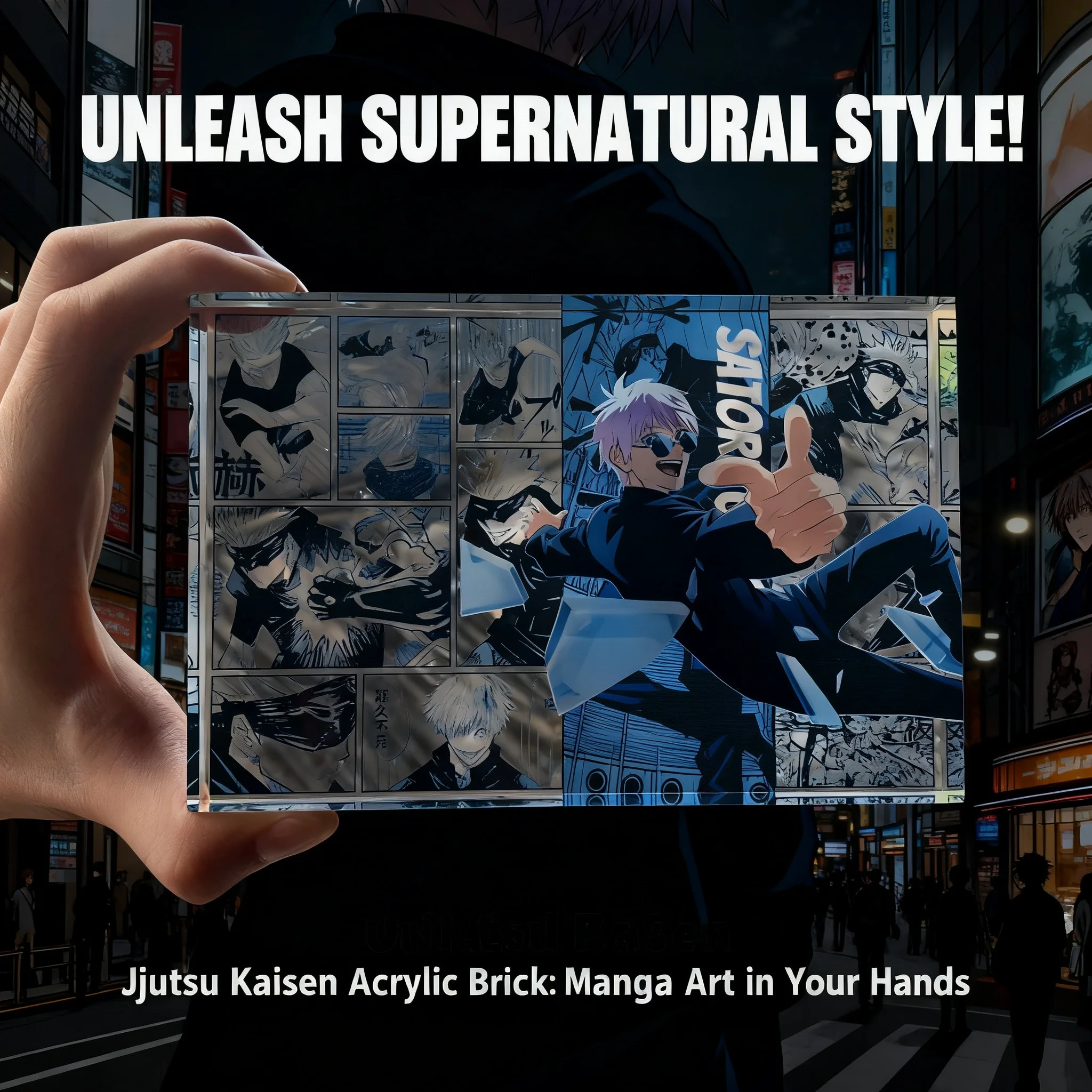 

Jujutsu Kaisen Acrylic Stand Satoru Gojo Suguru Geto Anime Figure Desktop Decor Acrylic Brick Anime Merchandise Anime Badge