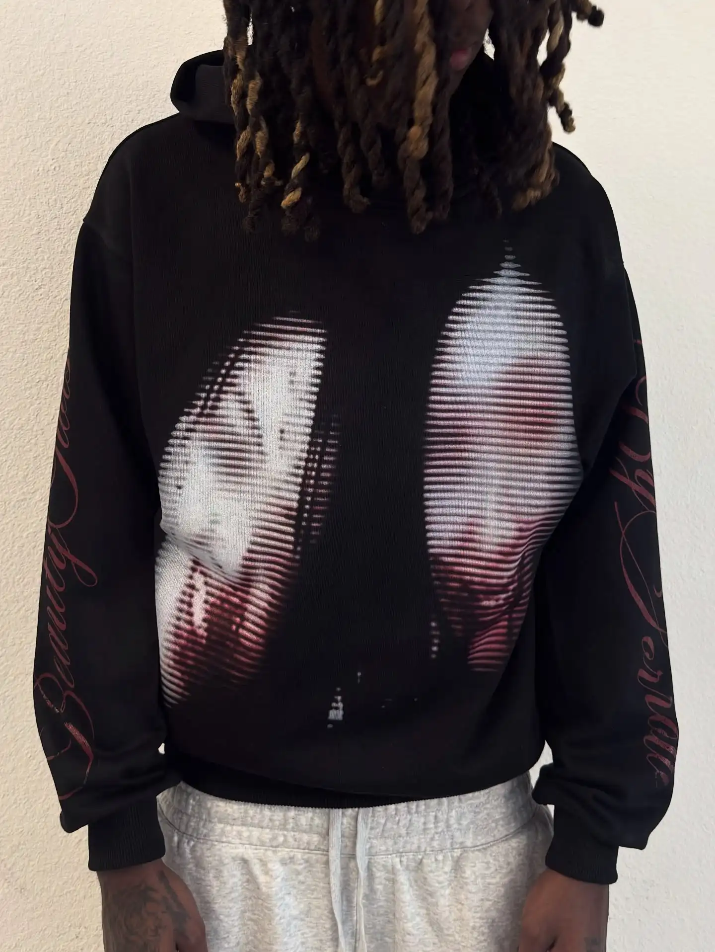 سترة هاراجوكو Y2k غير رسمية ذات قلنسوة للنساء ملابس شارع الجرونج ملابس علوية كبيرة الحجم مع قلنسوة ملابس رياضية للرجال