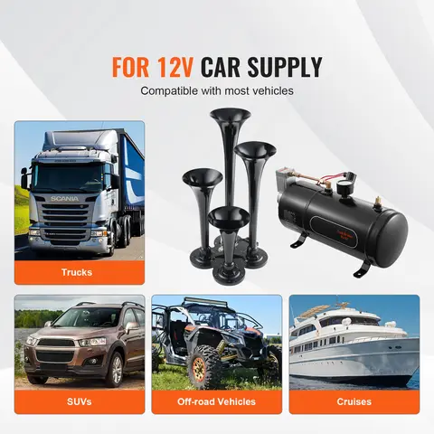 8 best sales claxon 12v auto - №3