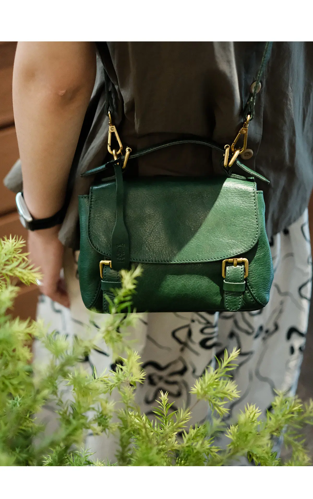 Vintage Damenhandtasche aus echtem Leder, Wochenendtasche, Partytasche, Designerhandtasche, handgefertigt, aus natürlichem Rindsleder, multifunktionale Schulter- und Umhängetasche. – Detail 10