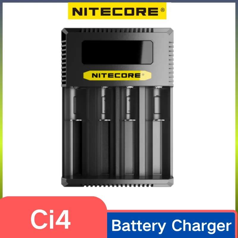 nitecore intelligent faster carregamento carregador de bateria qc usb slots compativel aa aaa ci4 1865018350 01