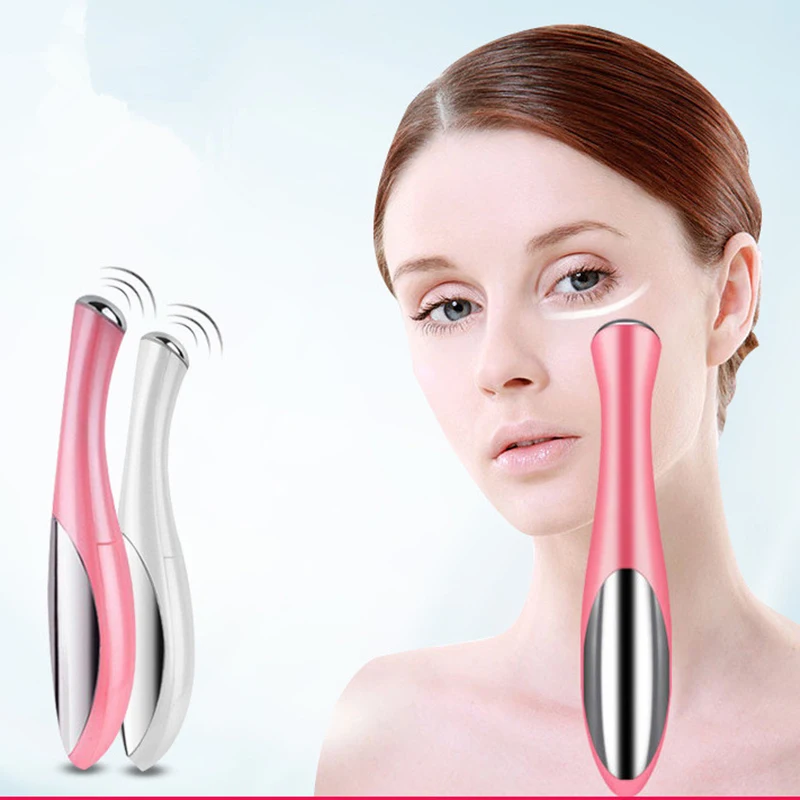 1pcs Vibration Eye Face Massager Anti-Ageing Wrinkle Dark Circle Pen Removal Rejuvenation Beauty Eye Care Pen Vibrator Massage