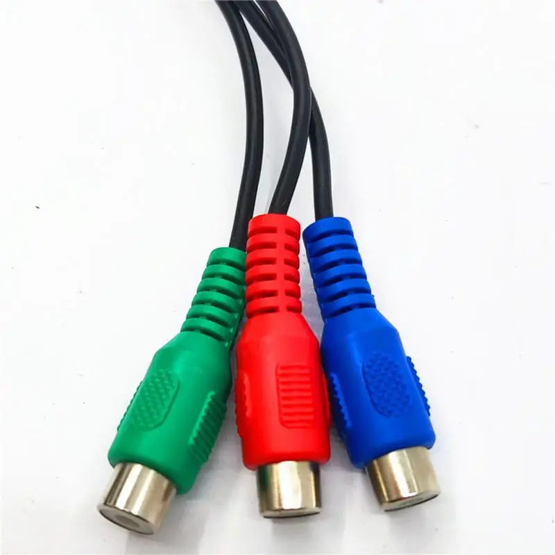 Audio Video Adaptor Cable Simple Clear Design Av Video Cable Soft Audio Video Cable With Pure Audio Signal Transmission For TV