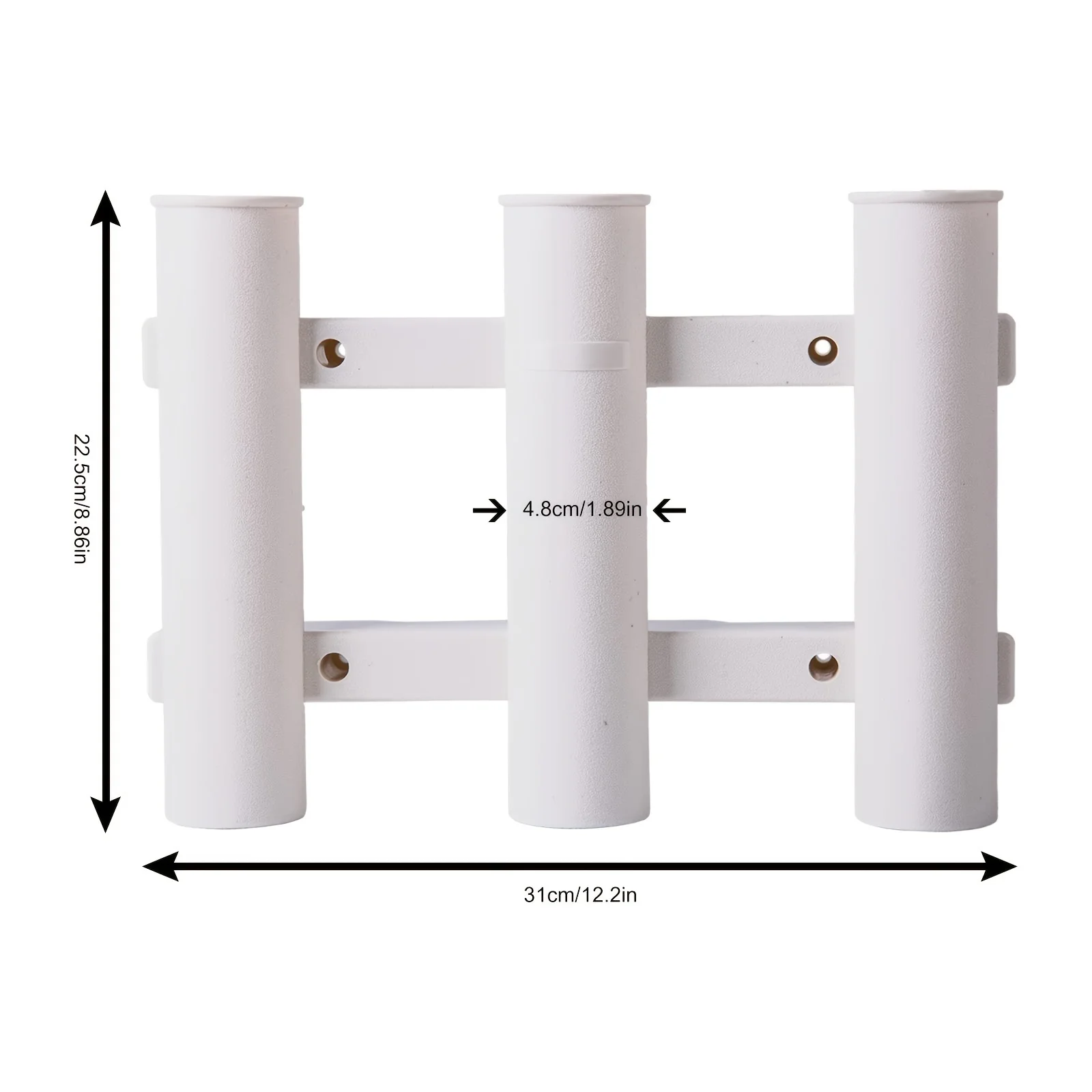 Boat Plastic Fishing Rod Rack Holder Portable Lightweight Spinning Durable Pole Tube Mount Bracket Socket Rack Accessories