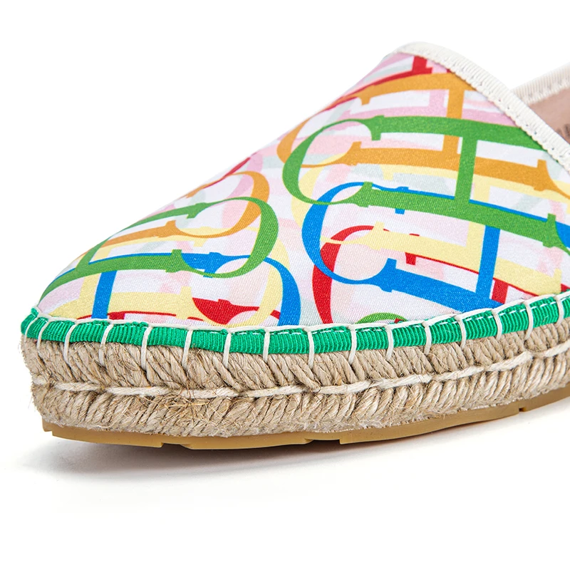 Women\'s Casual Shoes New Style Comfortable Grass Knitted Shoes Flat Loafers