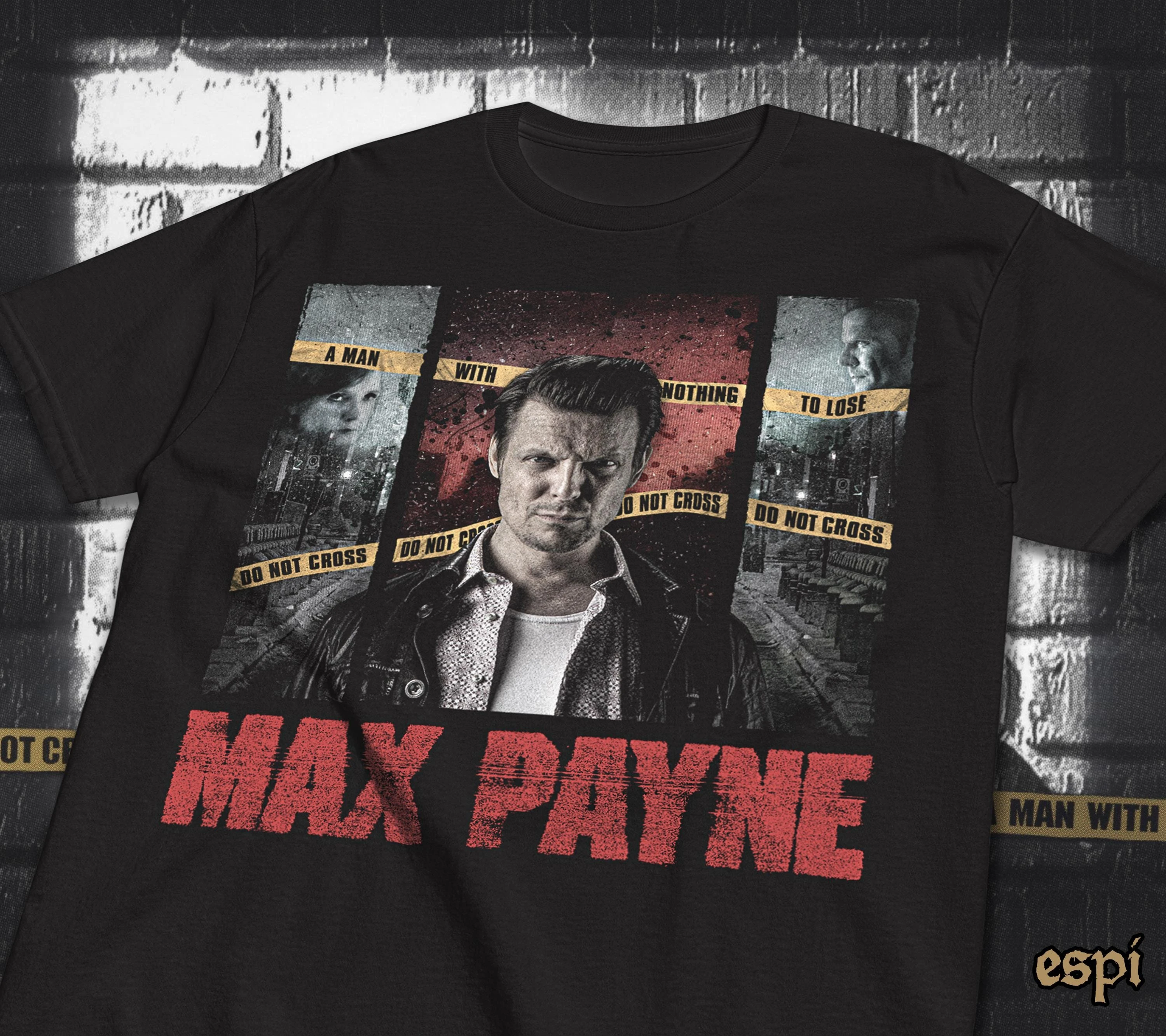Max Payne (2001) T-shirt - Unique Retro Game Merchandise, Daily Wear, Printed Men's and Women's T-shirts