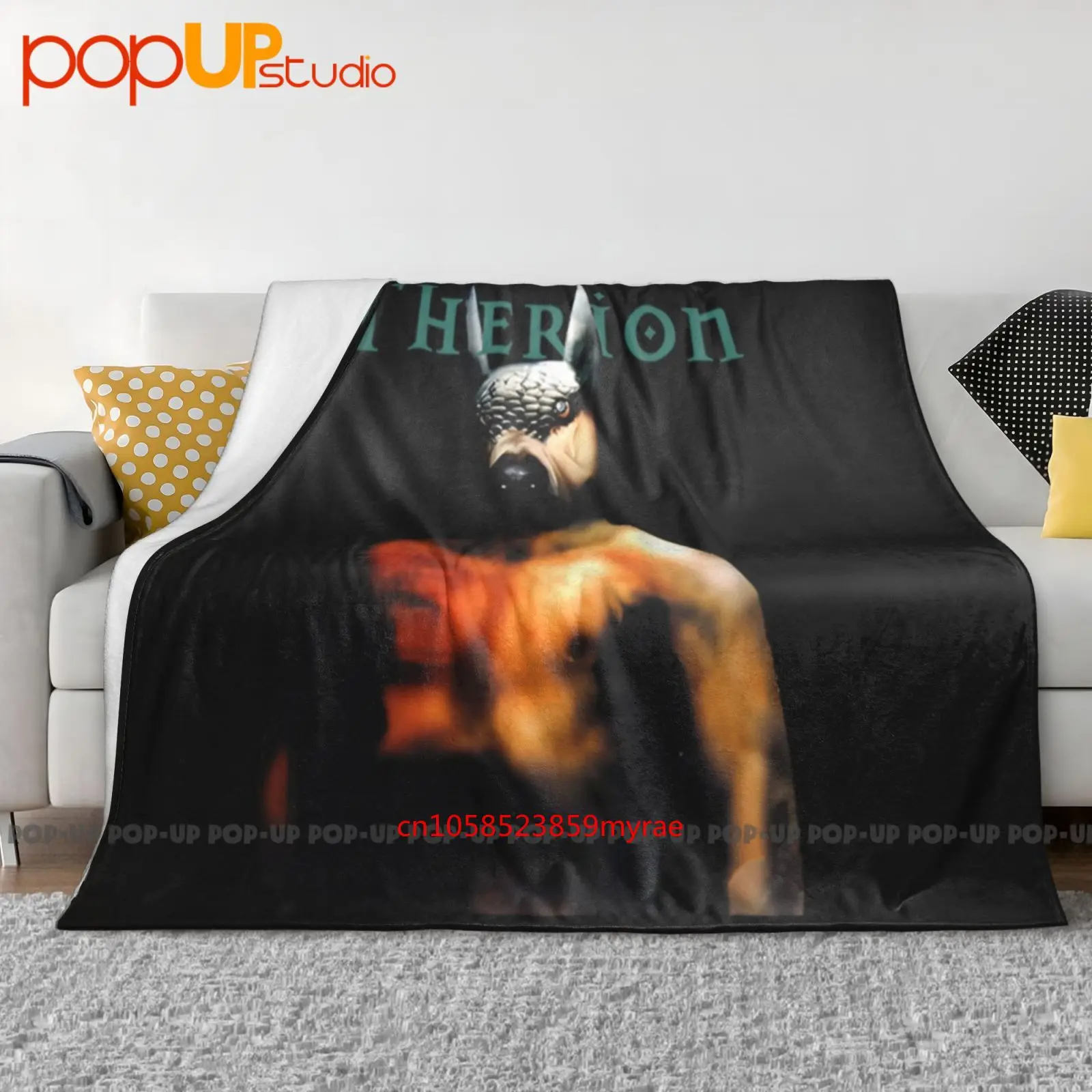 Therion Vintage 20 años 1987 2007 Tour sinfónico Metal Nightwish gótico ultrasuave manta colcha invierno funda de sofá fundas de cama