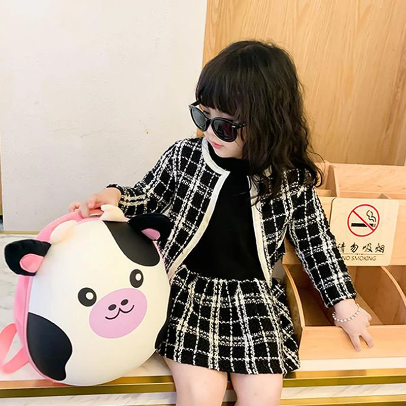 New Cartoon Fashion Kids Backpack Eggshell Bag Super Cute Animal Backpack Kindergarten Schoolbag Male And Female Baby Backpack