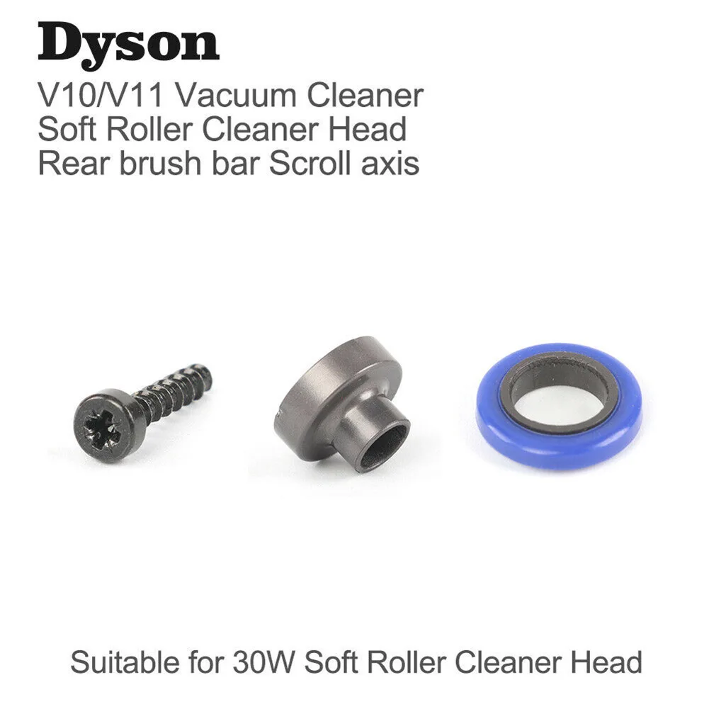 For Dyson V7/V8/V10/V11 Vacuum Cleaner Soft Roller Rear Brush Bar Scroll Axis Home Appliance Parts Vacuum Cleaner Parts