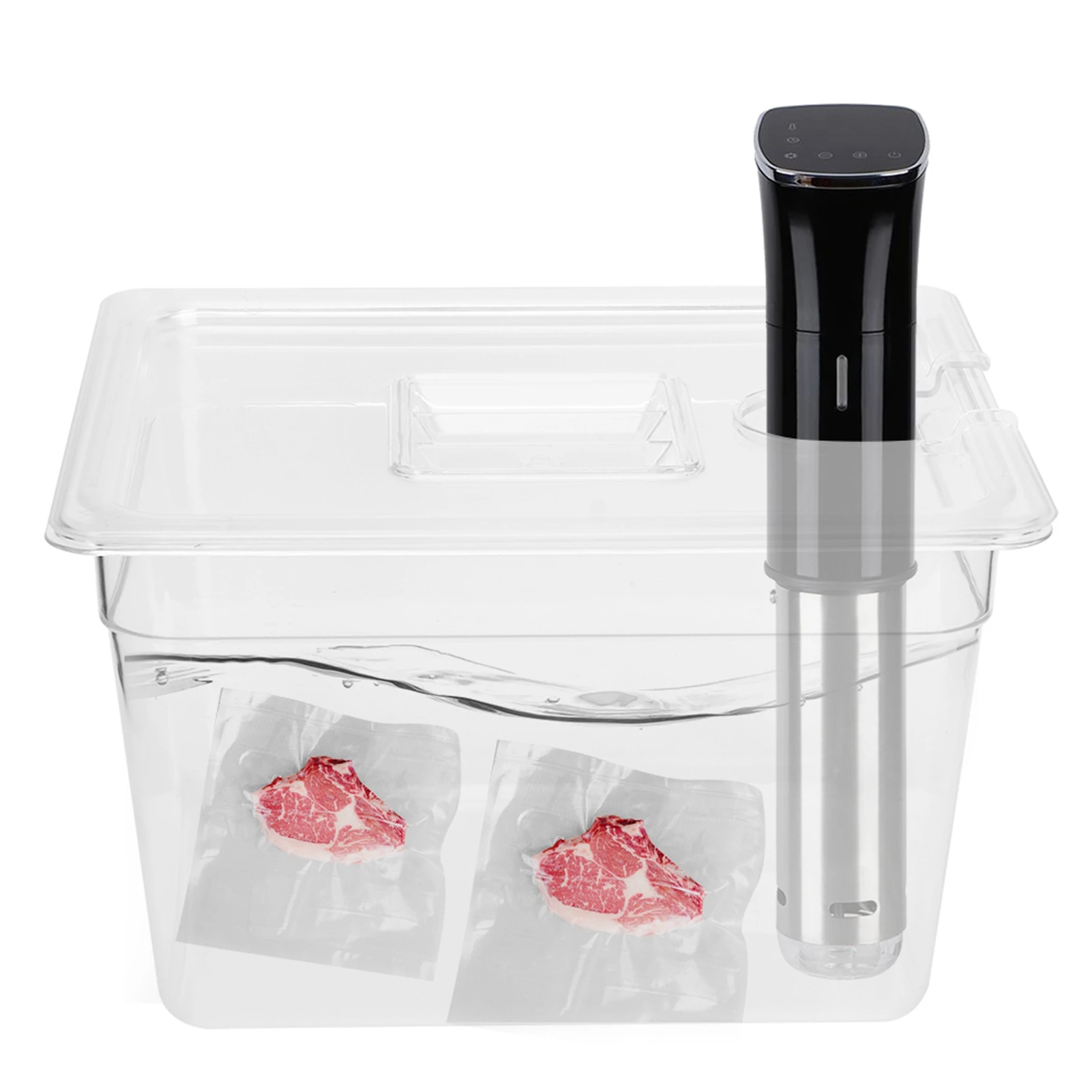 11.71L Vacuum Container with Lid for Vacuum Circulator Culinary Precise Cooker Container
