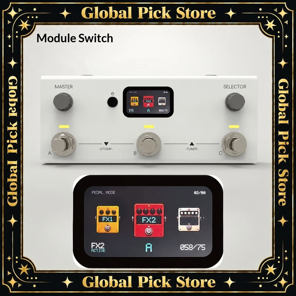 Mobile Creation Livtra Mosaic Multi Effects Processor Multifunctional Guitar Pedal For Practice Song Transcribe Drum Arrangement
