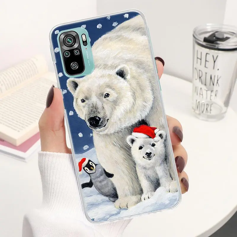 Polar Bear Newly Arrived Coque Phone Case For Xiaomi Redmi Note 13 12S 12 11S 11T 11E Pro Plus 11 10 10S 9 9S 8 8T 5G Cover Note