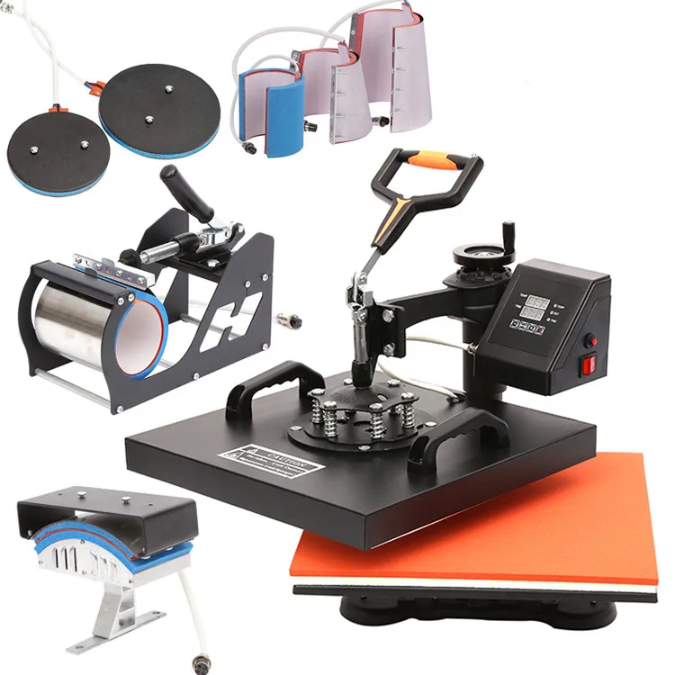 38*38CM 8-in-1 Combined Heat Press Machine