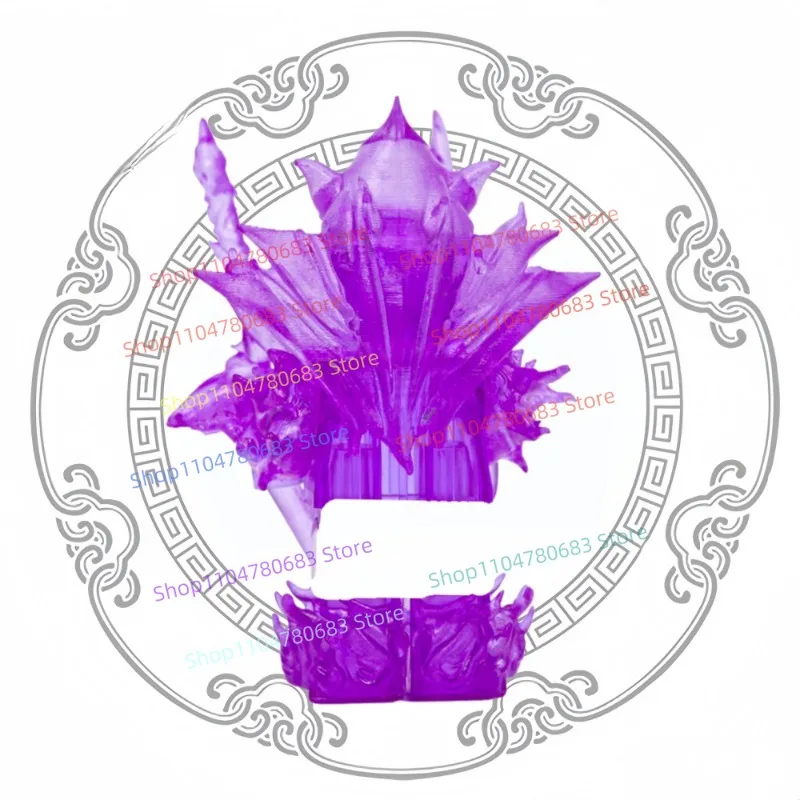 MOC Paars Armor Compleet Volume Bouwsteen Model Accessoires Beeldje Miniatuur Pop Assemblagemodel Collectible Toy Gift