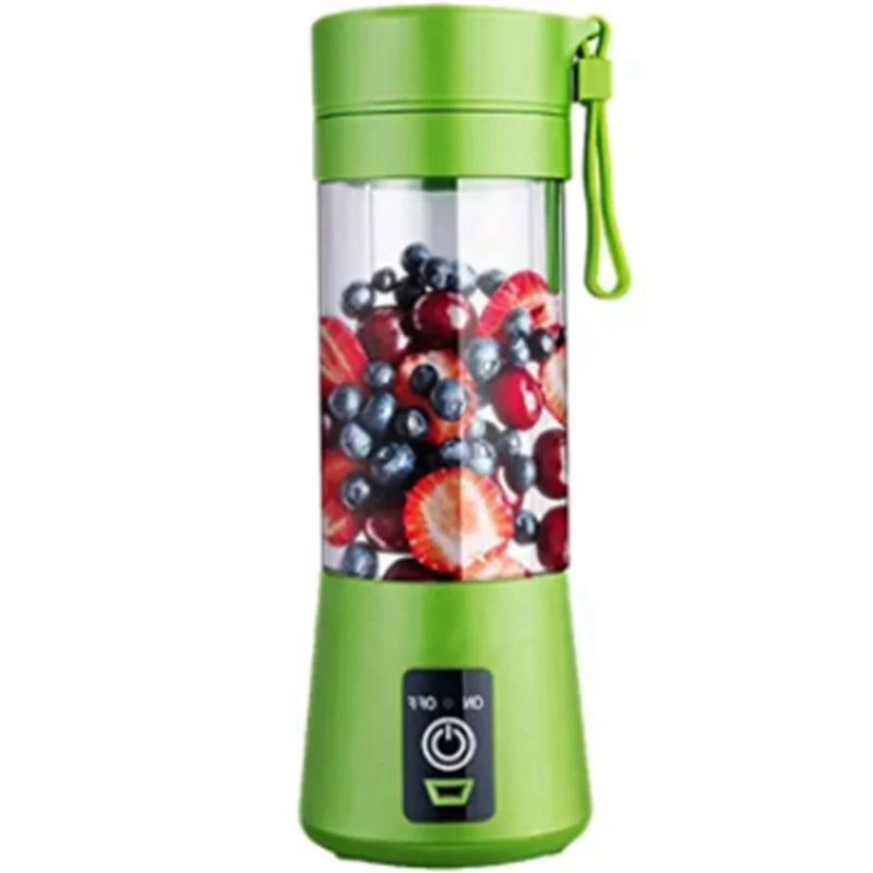 

Portable 4 Blades Electric Juice Fruit Blender Cup Bottle Mixer Smoothie USB Rechargeable For Gym Travel