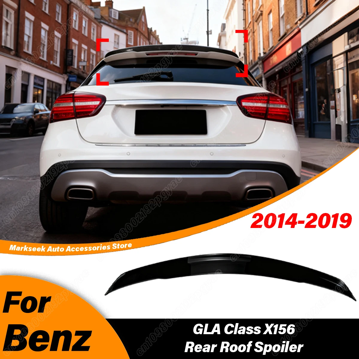 

Спойлер на задний багажник для Mercedes-Benz GLA Class X156 2014-2019, спортивный, для тюнинга кузова