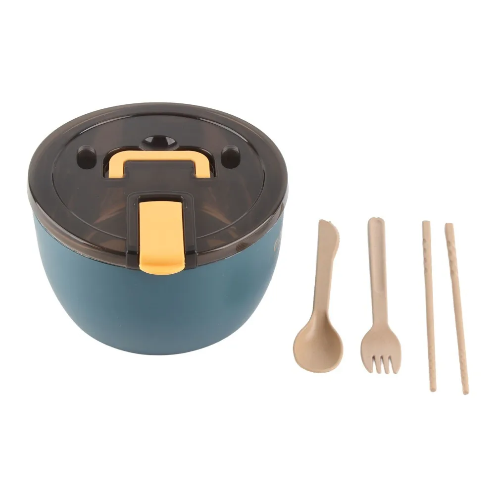 Rustless Rustless Steel Instant Noodle Bowl Side Handle Smooth Inner Metal Bowl Large Capacity Thickened Serving Bowl Meal Use - Aliexpress Deal