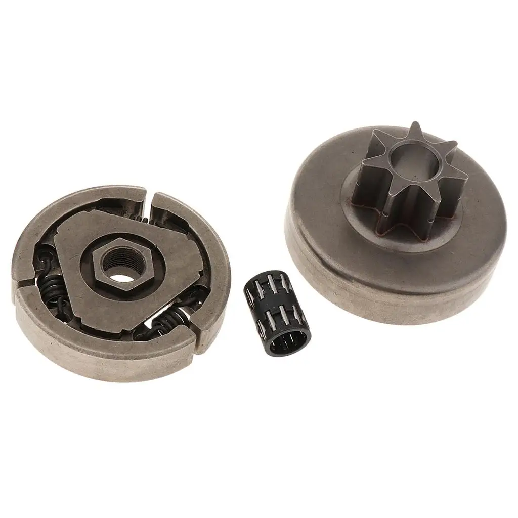 3 8 Inch 7T Clutch Drum Chain Sprocket Bearing Kit Alloy Replacement for Chainsaw Compatible with MS380