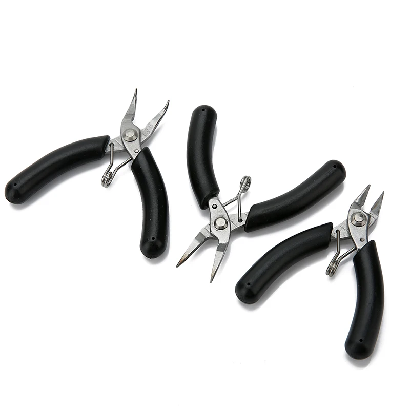 High Quality Mini Needle Nose Pliers Medium Carbon Steel 10cm Long Cutting Wire Pliers For Diy Jewelry Equipment Tools Making